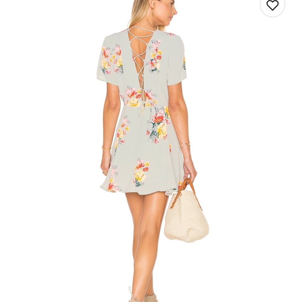 Privacy please tie back mini dress XS